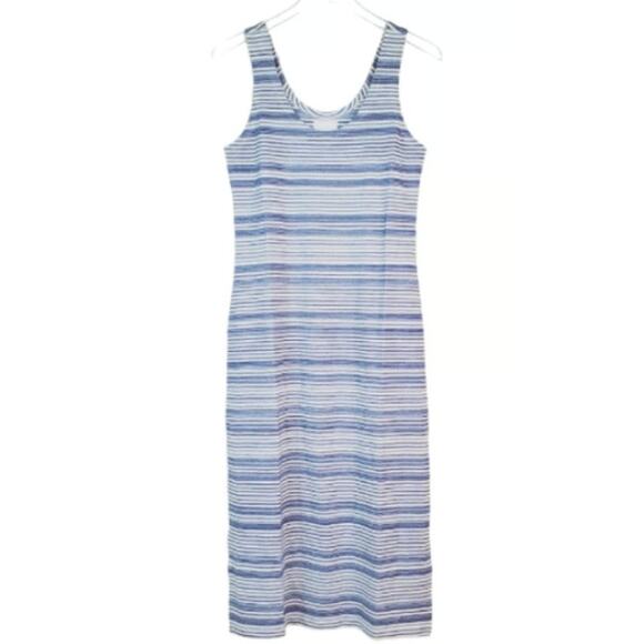 Lysse Mulholland Blue and White Striped Tank Dress Size XS NWT - Picture 4 of 12